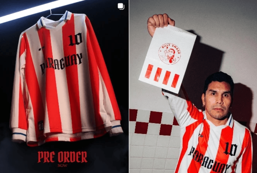 LA CAMISETA HECHA CON LA SANGRE DE SALVADOR CABAÑAS QUE GENERA IMPACTO EN PARAGUAY