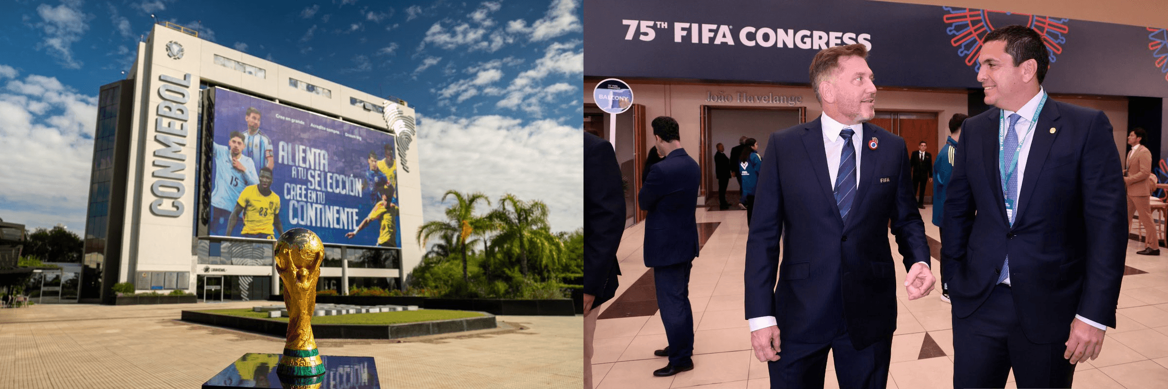 CONMEBOL CELEBRA 110 AÑOS Y RECIBE EL SALUDO OFICIAL DE LA APF