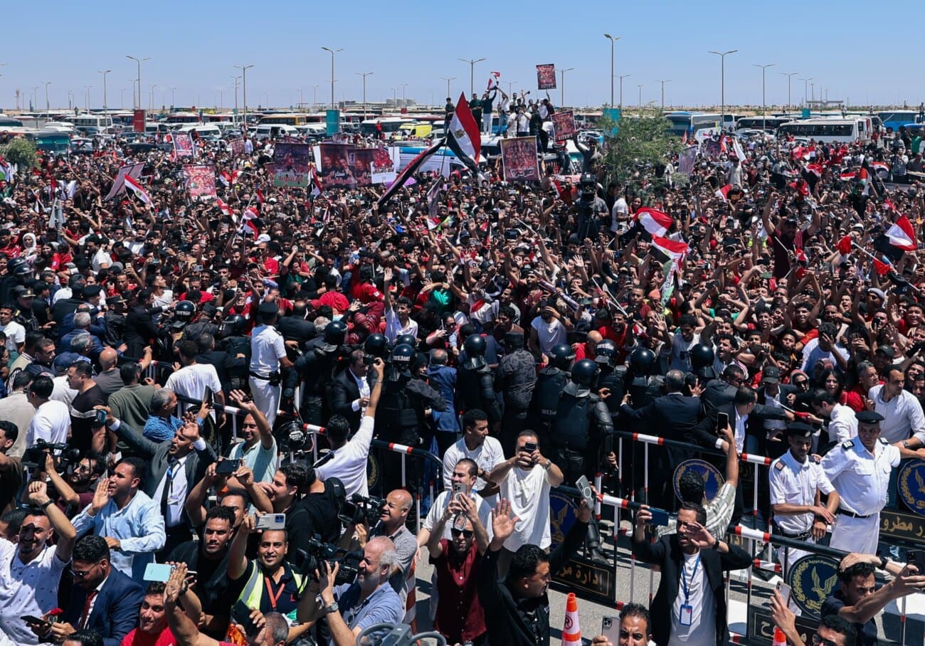 EGIPTO RECIBIÓ COMO HÉROES A SUS JUGADORES TRAS EL MUNDIAL