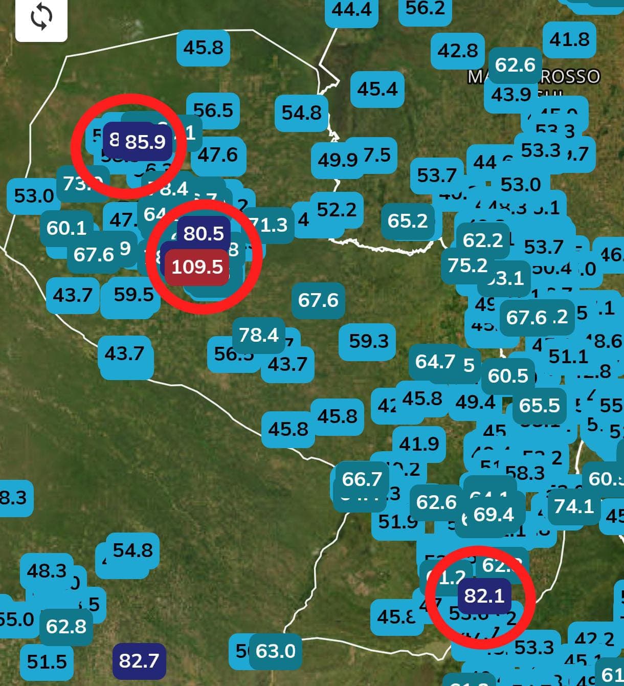 RÁFAGAS DE HASTA 109 KM/H: EL VIENTO NORTE SE INTENSIFICA EN PARAGUAY