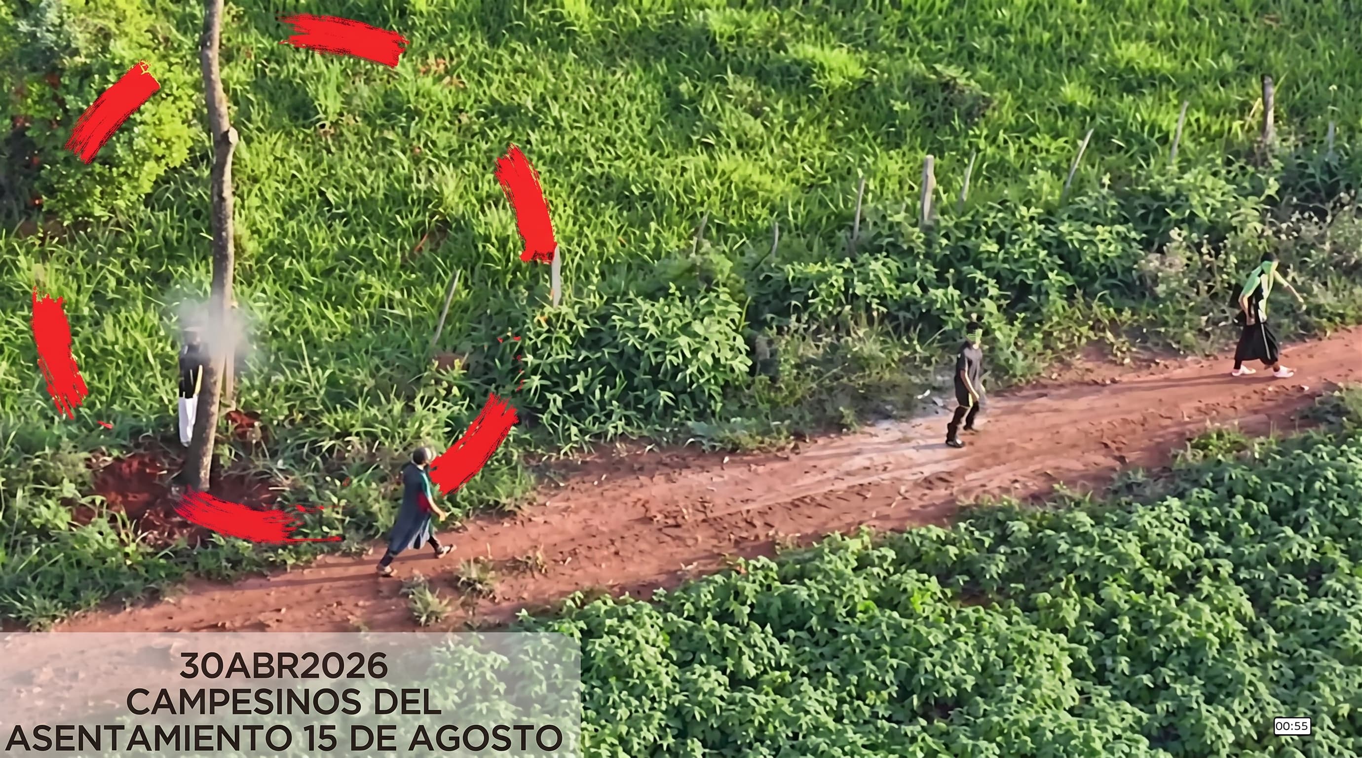 DRONES REVELAN PRESUNTA PRESENCIA DE GRUPOS ARMADOS EN YASY CAÑY