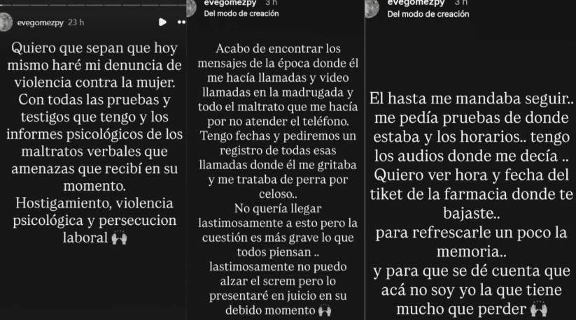 EVE GÓMEZ CONTRAATACA A JUNIOR RODRÍGUEZ Y ANUNCIA UNA DENUNCIA