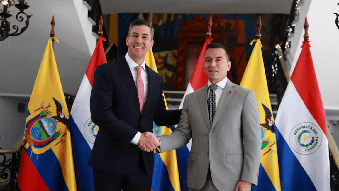 PEÑA Y NOBOA FIRMAN ACUERDOS PARA FORTALECER LA SEGURIDAD ENTRE PARAGUAY Y ECUADOR