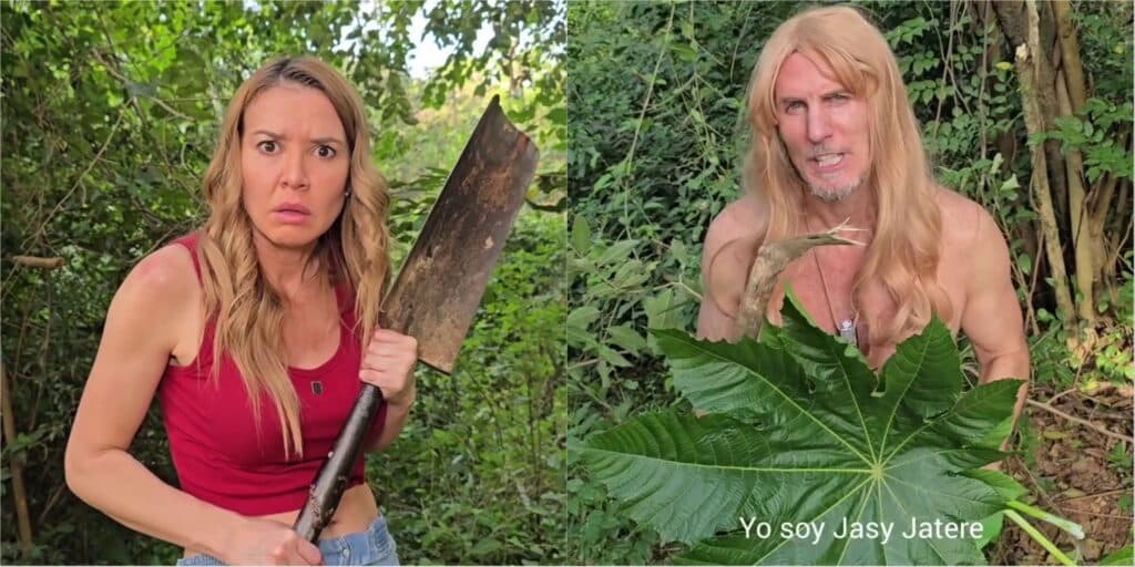 DALLYS FERREIRA VISTIÓ A SU NOVIO COMO JASY JATERÉ Y CAUSÓ FUROR
