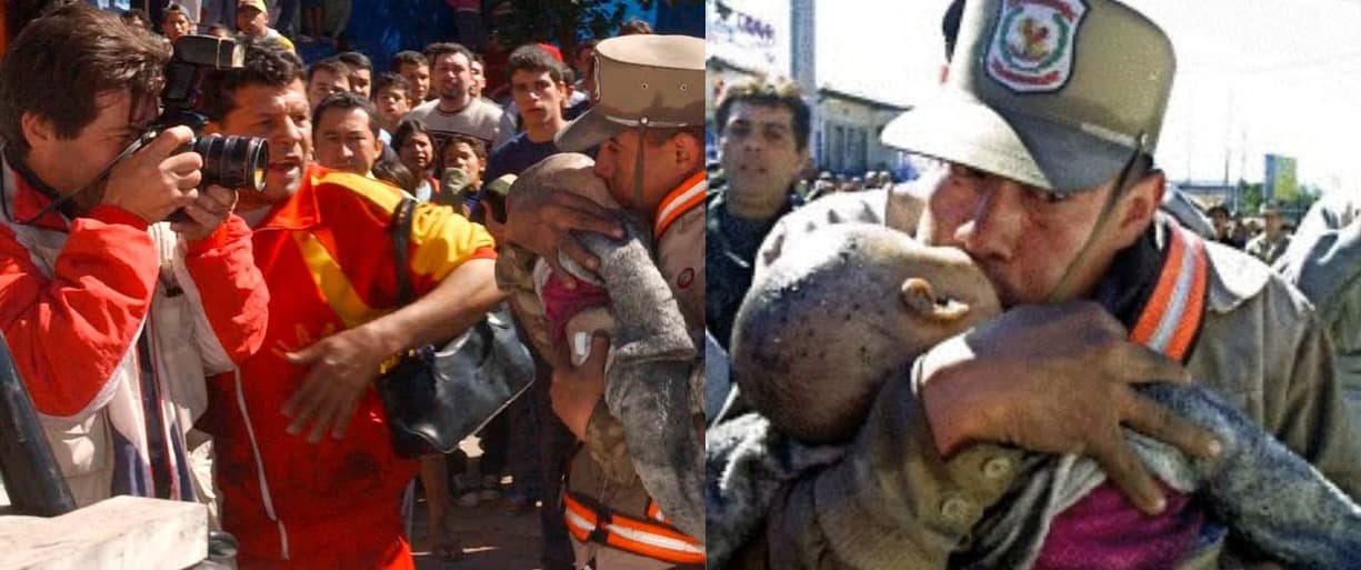 LA FOTO QUE MARCÓ PARA SIEMPRE LA TRAGEDIA DEL YCUÁ BOLAÑOS
