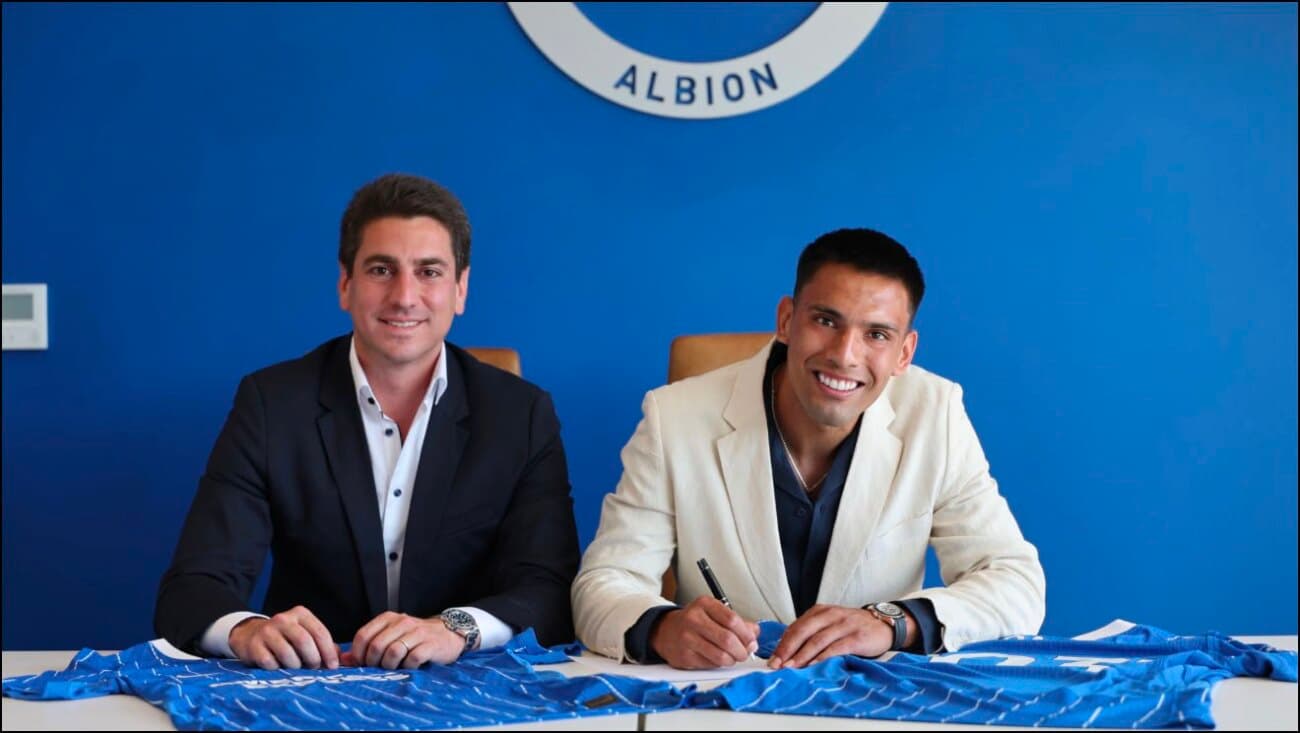 Diego Gómez renueva con Brighton y seguirá ligado al club hasta 2030