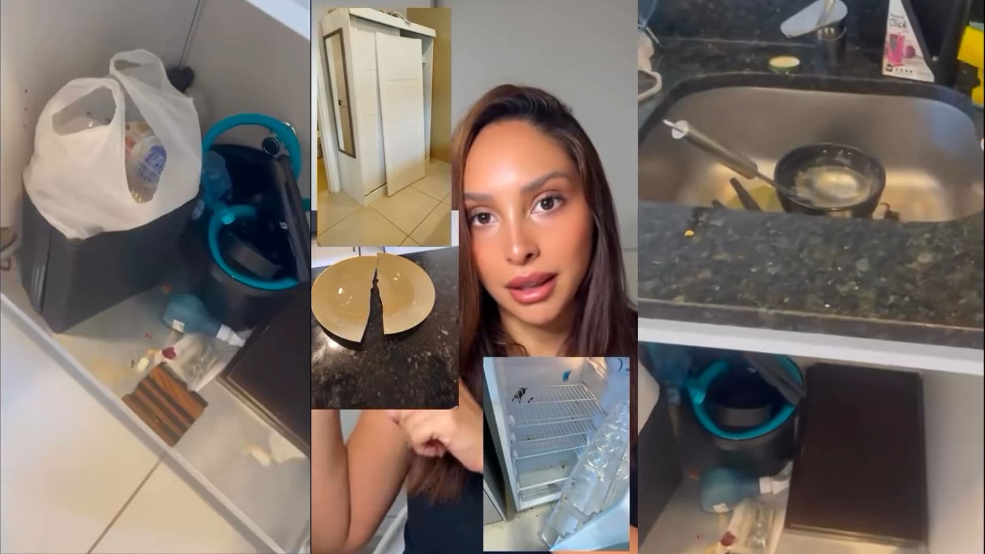 Belén López mostró el desastre que encontró en su departamento tras alquilarlo por Airbnb