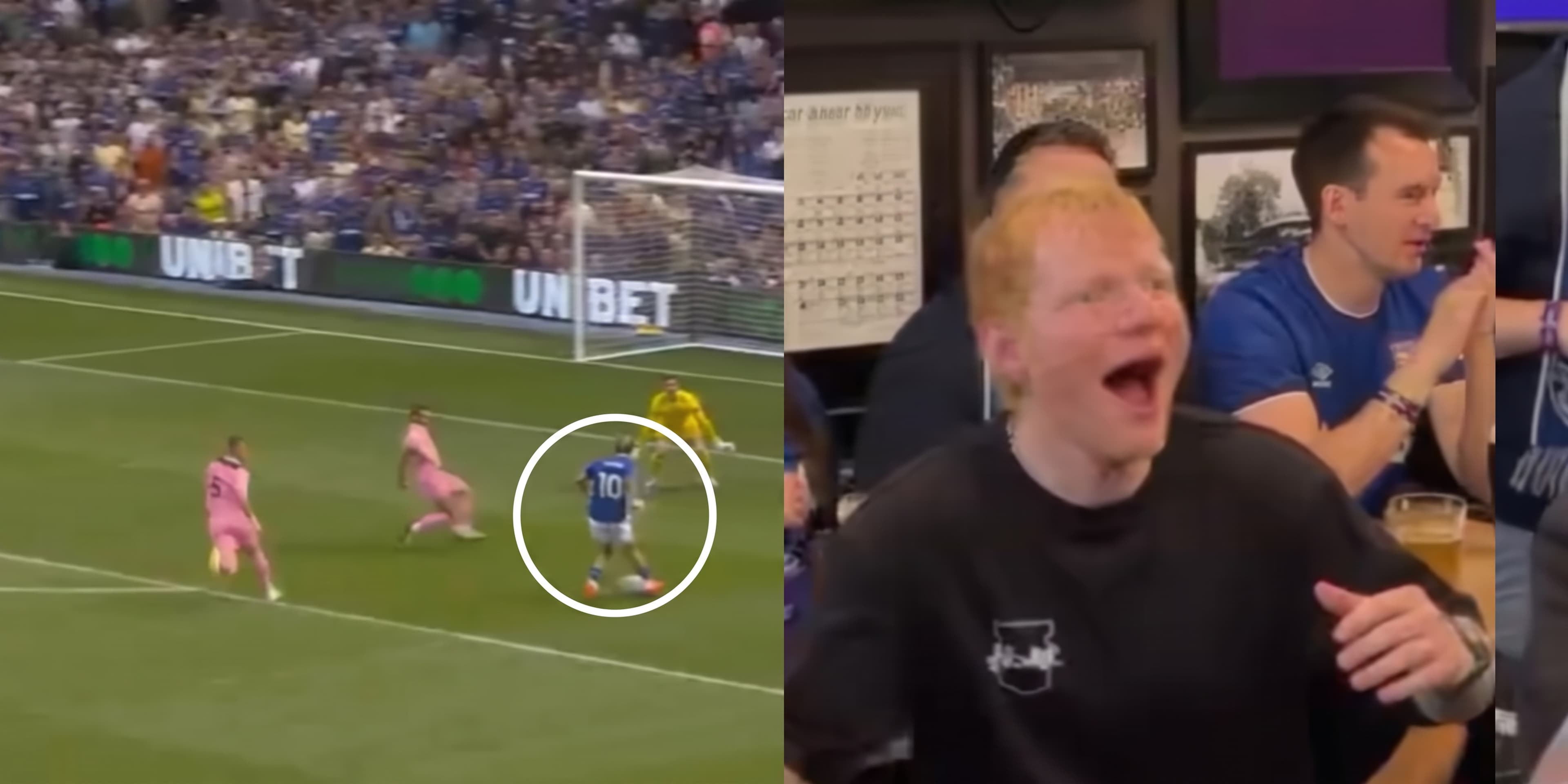 Ed Sheeran festejó como un hincha más la jugadota de Julio Enciso