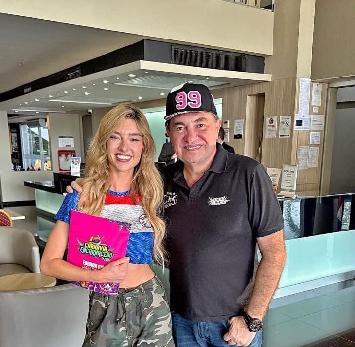 Coco Chandler se vistió de Paraguay y ya invita al Carnaval de Encarnación 2027