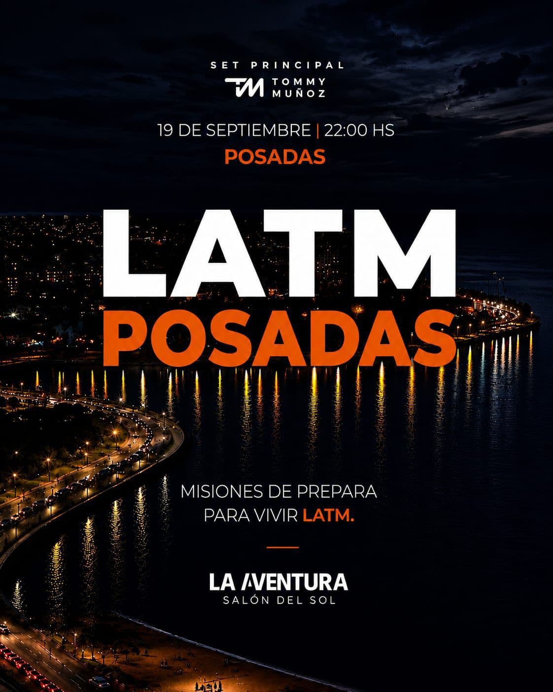 LA·TM +35 llega por primera vez a Posadas con una fiesta pensada para los mayores de 35